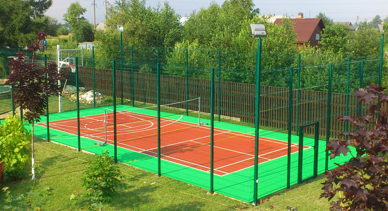 Пример спортивной площадки от Kraftbinder